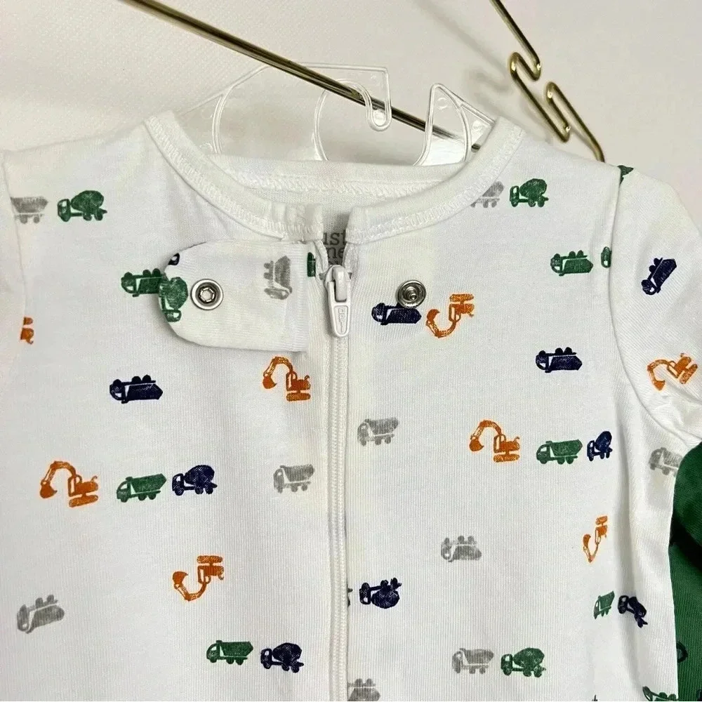 Carter's Just One You Baby Boys' 2pk Sleep N' Play Pajama Footed Animal Prints